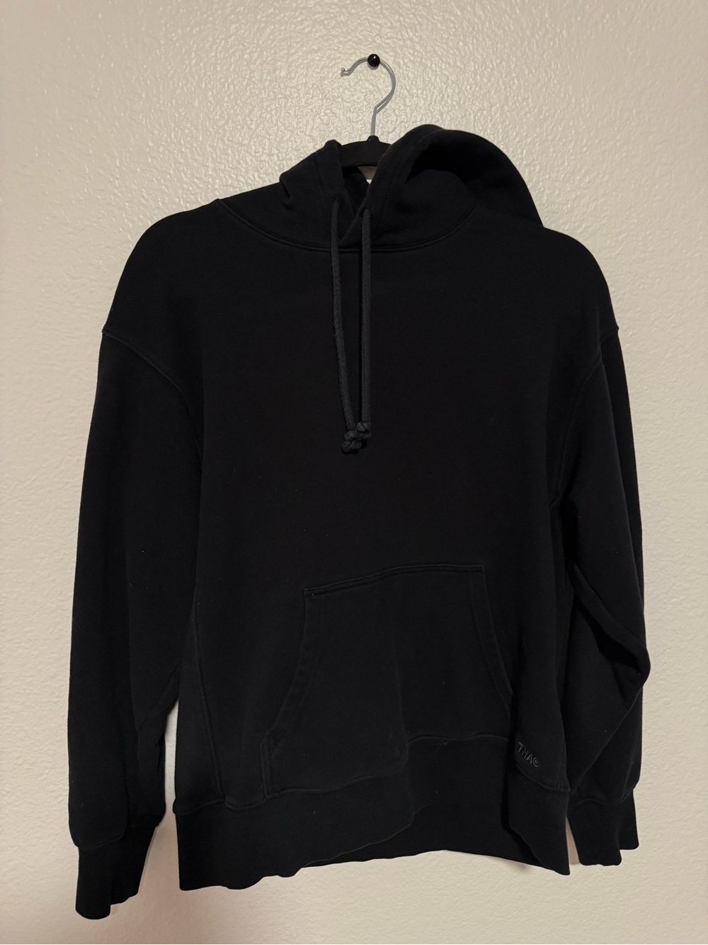 TNA Black Womens Pullover Hoodie